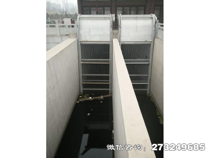 泊头水电泵站回转清污机
